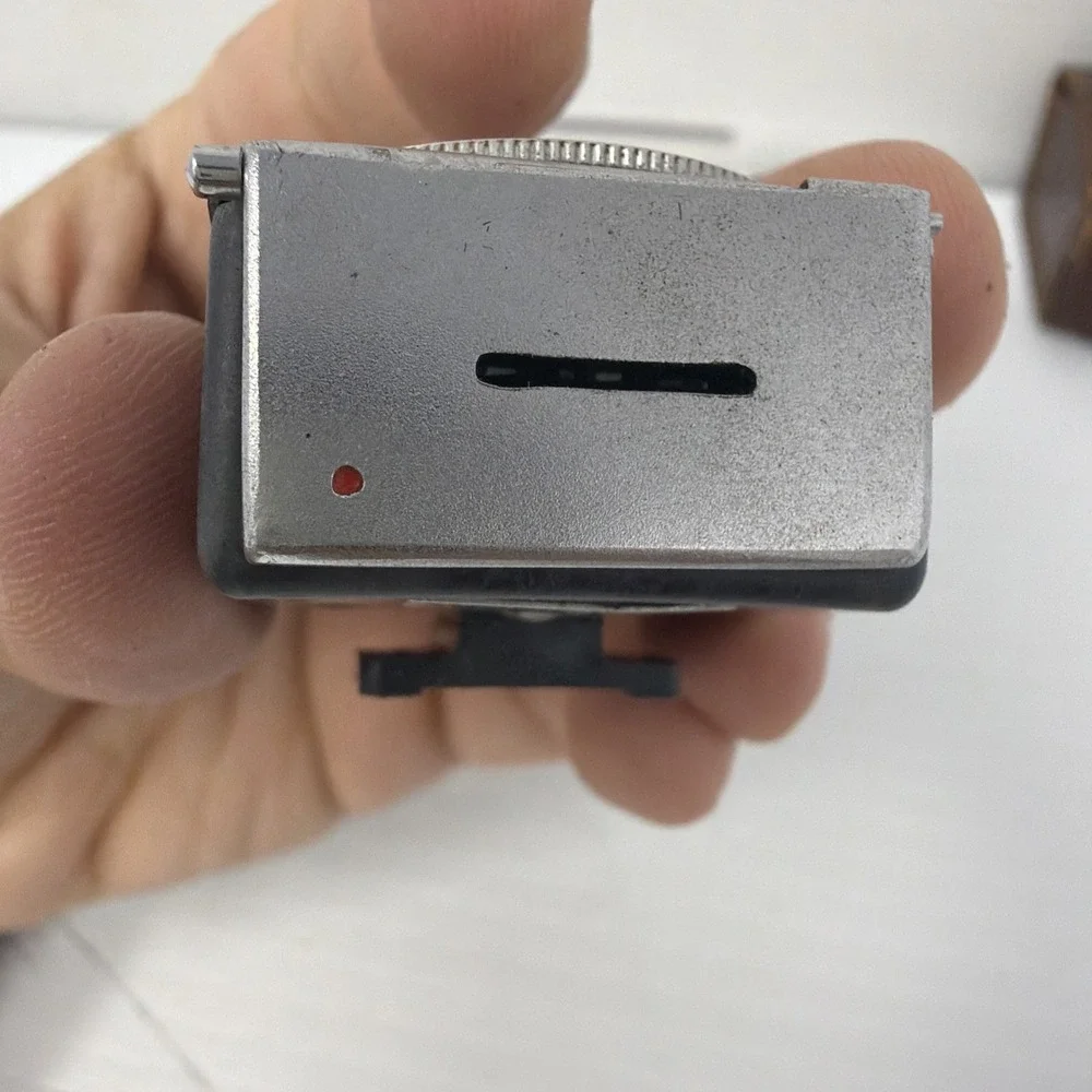 Vintage Walz Micro-Meter Clip-on Exposure Meter in Leather Case